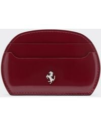 Ferrari - Dino Glossy Leather Card Holder - Lyst