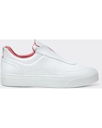 Ferrari - Nappa Leather Trainers With Embossed Logo - Lyst