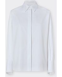 Ferrari - Jacquard Cotton Satin Shirt - Lyst