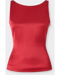 Ferrari - Stretch Satin Top - Lyst