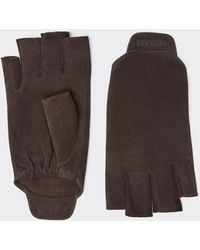 Ferrari - Fingerless Suede Gloves - Lyst
