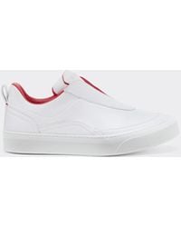Ferrari - Nappa Leather Slip-On Sneaker - Lyst