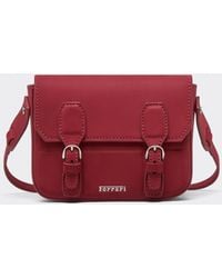 Ferrari - Mini Nubuck Messenger Bag - Lyst