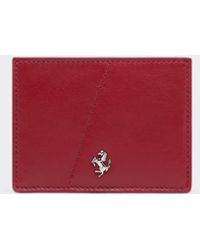 Ferrari - Smooth Leather Card Holder - Lyst