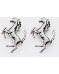 Ferrari - Orecchini Con Cavallino Rampante - Lyst