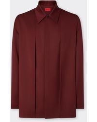 Ferrari - Wool Satin Shirt - Lyst