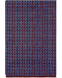 Ferrari - Wool And Silk Scarf With Prancing Horse Jacquard - Lyst