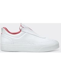 Ferrari - Nappa Leather Trainers With Embossed Logo - Lyst
