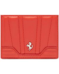 Ferrari - Gt Leather Card Holder With Livery Motif - Lyst