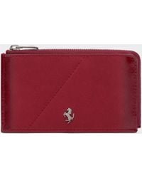 Ferrari - Wallet With Zip - Lyst
