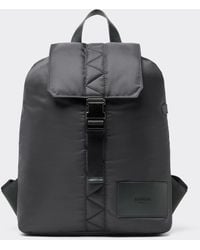 Ferrari - Q-Cycle Nylon Rucksack With Leather Details - Lyst