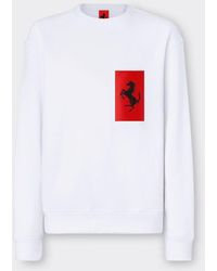 Ferrari - Cotton Top With Prancing Horse Pocket - Lyst