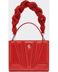 Ferrari - Gt Leather Micro Tote Bag With Scoubidou Detail - Lyst