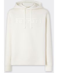 Ferrari - Felpa Con Cappuccio - Lyst