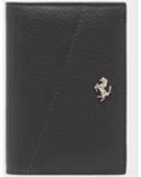 Ferrari - Granata Leather Bifold Wallet With Prancing Horse - Lyst