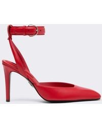 Ferrari - Leather Heeled Sandal - Lyst