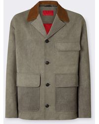 Ferrari - Viscose Cady Jacket With Contrast Collar - Lyst