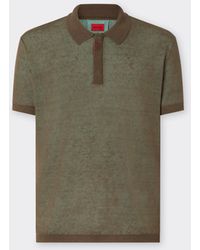 Ferrari - Linen, Cashmere, And Silk Polo Shirt - Lyst