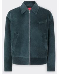 Ferrari - Tie-Dye Ribbed Velvet Blouson - Lyst