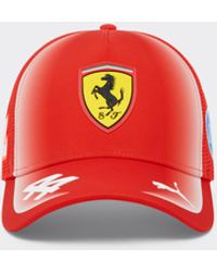 Ferrari - Hamilton Junior Replica 2026 Trucker Cap Puma For Scuderia Hp - Lyst