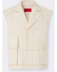 Ferrari - Malfilè Cotton Vest - Lyst