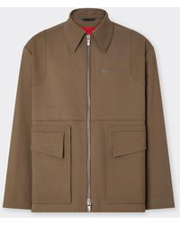 Ferrari - Technical Cotton Caban - Lyst