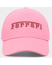 Ferrari - Baseball Cap With Rubberized Logo - Lyst
