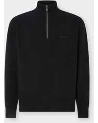 Ferrari - Wool And Cashmere Zip-Up Turtleneck - Lyst