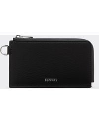 Ferrari - Granata Leather Card Holder With Zip - Lyst