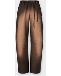 Ferrari - Airbrushed Leather Trousers - Lyst