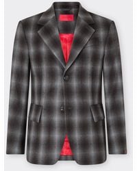 Ferrari - Tartan Wool Flannel Blazer - Lyst