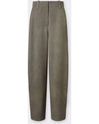 Ferrari - Viscose Cady Trousers With Washed Effect - Lyst