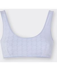 Ferrari - Bikini Top With Prancing Horse Motif - Lyst