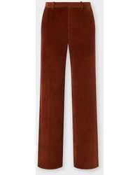 Ferrari - Ribbed Velvet Trousers With Tie-Dye Effect - Lyst