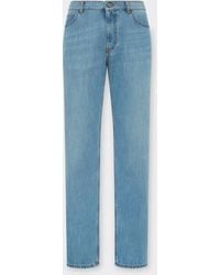 Ferrari - Five-Pocket Denim Trousers - Lyst