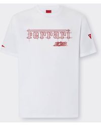 Ferrari - Cotton T-Shirt For The 2026 Monaco Grand Prix - Lyst