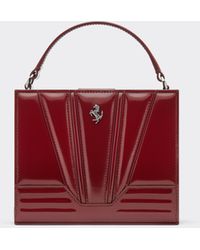 Ferrari - Gt Micro Shiny Leather Tote Bag - Lyst