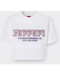 Ferrari - T-Shirt For The 2026 Silverstone Grand Prix - Lyst