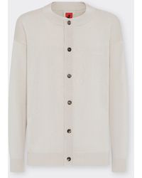 Ferrari - Cotton And Silk Cardigan - Lyst