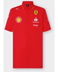 Ferrari - Scuderia Team Replica Shirt 2024 - Lyst