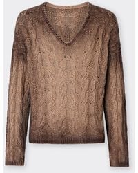 Ferrari - Linen And Cashmere Knit - Lyst
