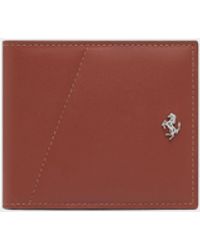Ferrari - Smooth Leather Bifold Wallet - Lyst