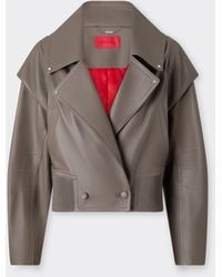 Ferrari - Rubberized Nappa Leather Blouson - Lyst