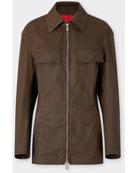 Ferrari - Technical Gabardine Jacket With A Vintage Effect - Lyst