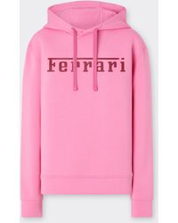 Ferrari - Scuba Sweatshirt With Logo Print - Lyst