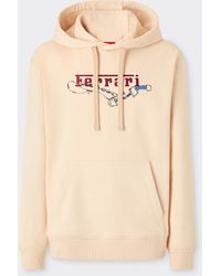 Ferrari - Hooded Sweatshirt With Embroidery - Lyst