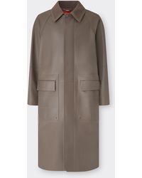 Ferrari - Rubberized Nappa Leather Coat - Lyst