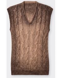 Ferrari - Linen And Cashmere Vest - Lyst