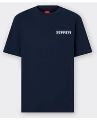 Ferrari - Cotton T-Shirt With Logo - Lyst