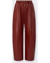 Ferrari - Waxed Leather Trousers - Lyst